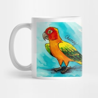 Chesney the Sun Conure Mug